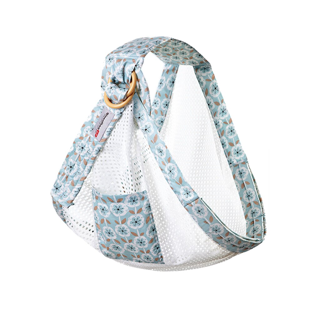 Praktisk sikkerhet baby vugge baby strekkbar kunstig stropp omslagbar kurv med fast ringe babykurv pleiedeksel: Grønn