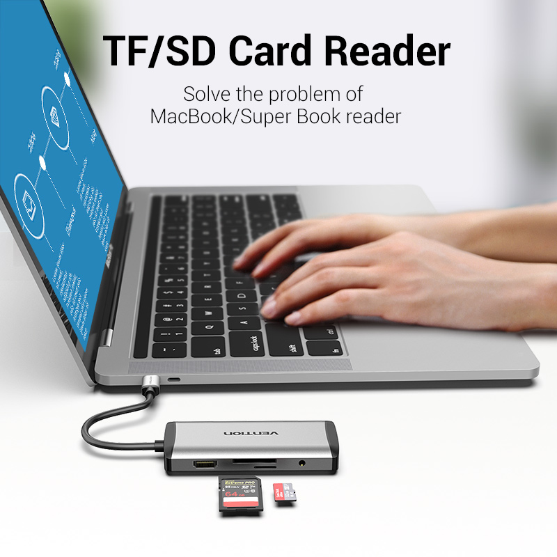 Vention USB C HUB Type C to Multi USB 3.0 HUB HDMI Adapter Dock for MacBook Pro Air USB HUB Type C 3.1 Splitter Port Type-c HUB