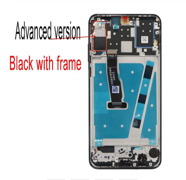 Original testado 2312*1080 display substituição para huawei p30 lite nova 4e lcd tela de toque digitador assembléia MAR-LX1 lx2 al01: Advanced Black