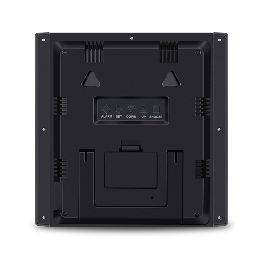 Big Screen Calendar Home Office Living Room Temperature Bedroom Humidity Digital Display Wall Clock Date Alarm Modern