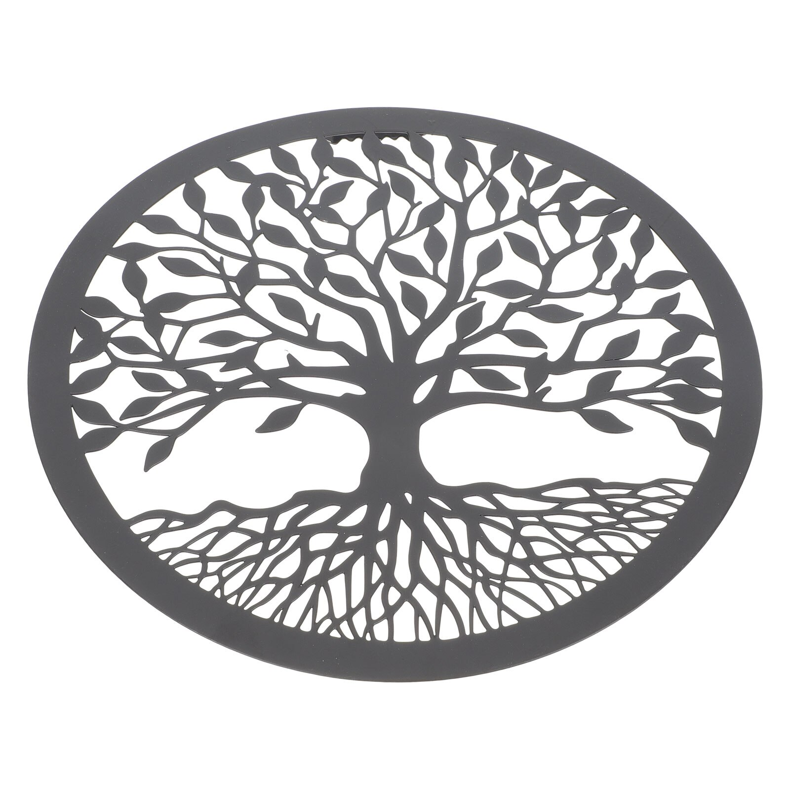 Iron Craft Wall Decor Decorative Metal Wall Ornament Home Garden Wall Pendant: Red