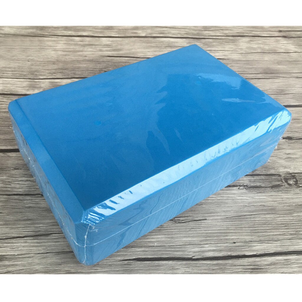 EVA Yoga Block Colorful Foam Block Brick Exercise Fitness Tool Exercise Workout Stretching Aid Body Shaping Health Training 3.0#: Blue