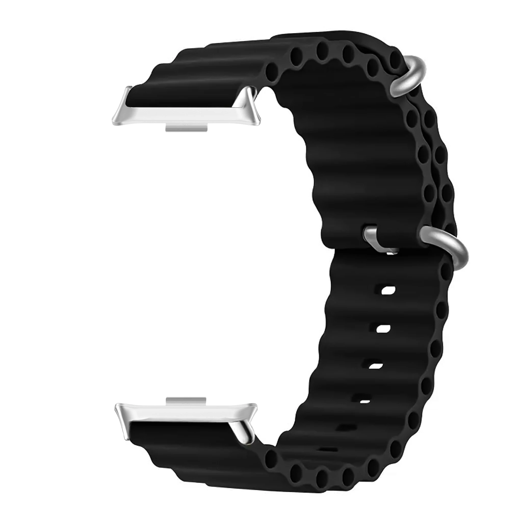 Ocean silikonrem til redmi watch 4 armbånd klokkerem armbånd til xiaomi band 8 pro erstatningsrem tilbehør correa: Xxl / Himmelblå
