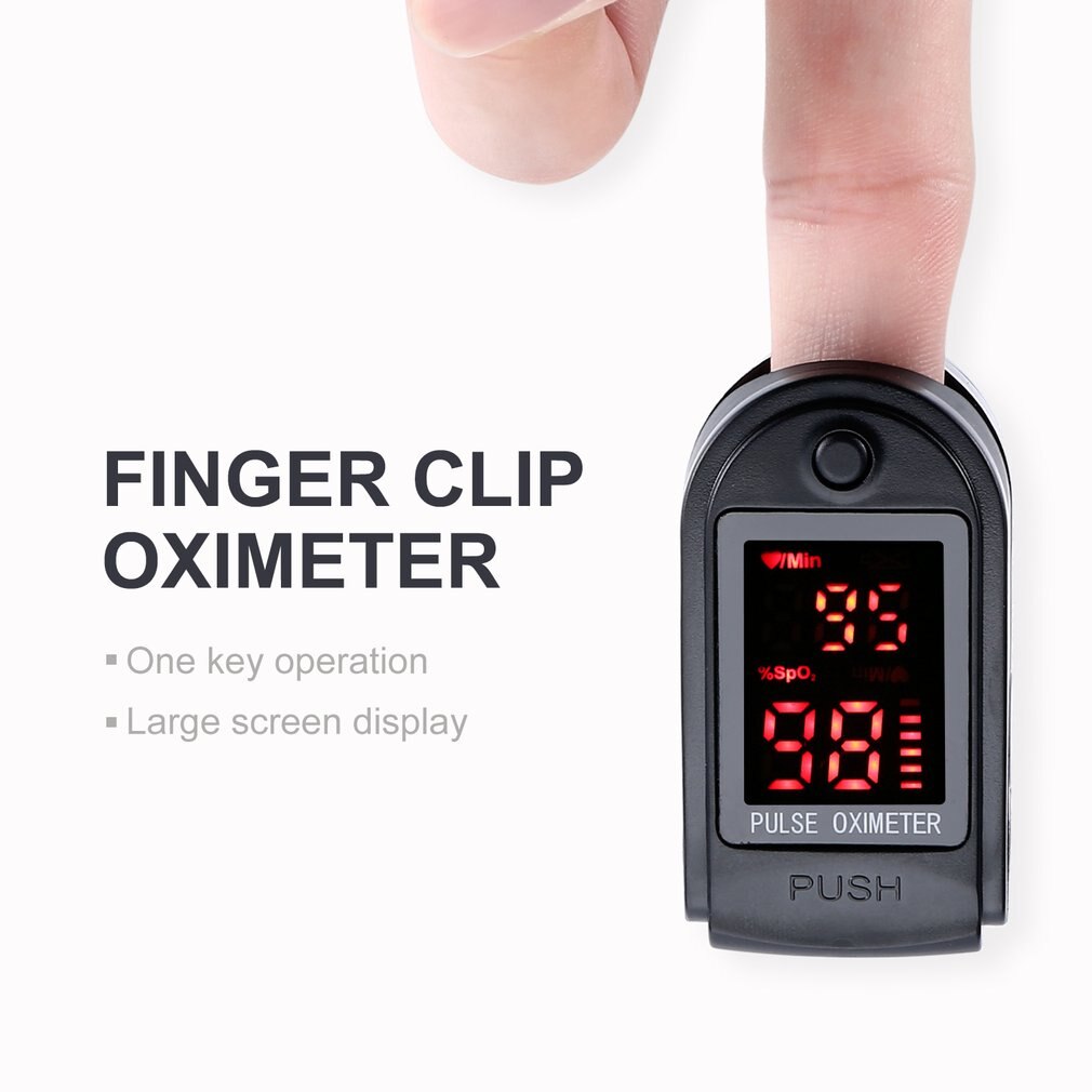 Oxímetro Digital de pulso para la yema del dedo, medidor de saturación de oxígeno en sangre, Monitor de salud SPO2 PR OLED para el hogar