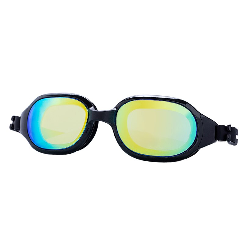 Zwembril Bril Unisex Plating Waterdicht Anti-fog Zwemmen Bril UV Bescherming Duiken Eyewear: B