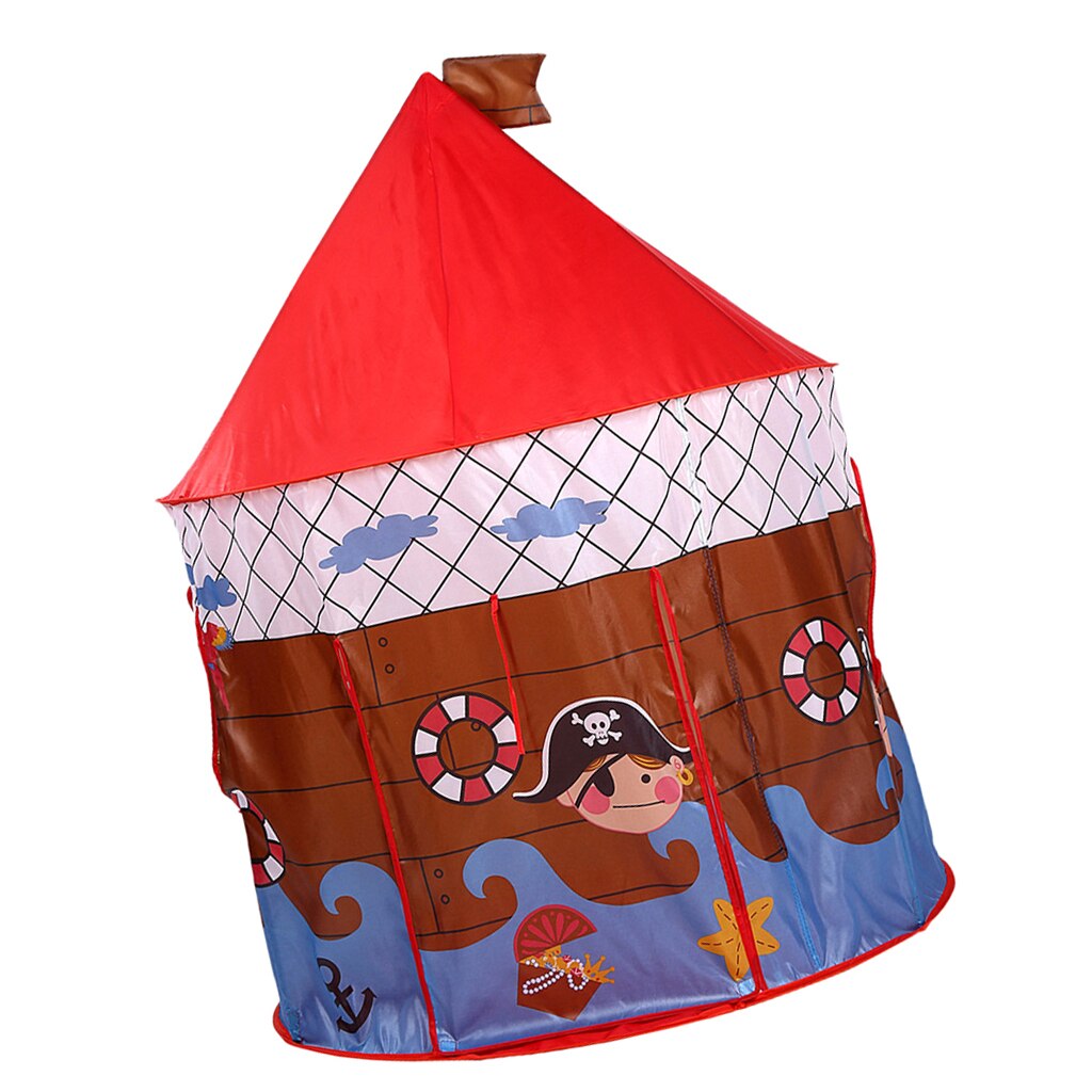 Pirate Themed Up Play Tent Indoor Outdoor Play House for