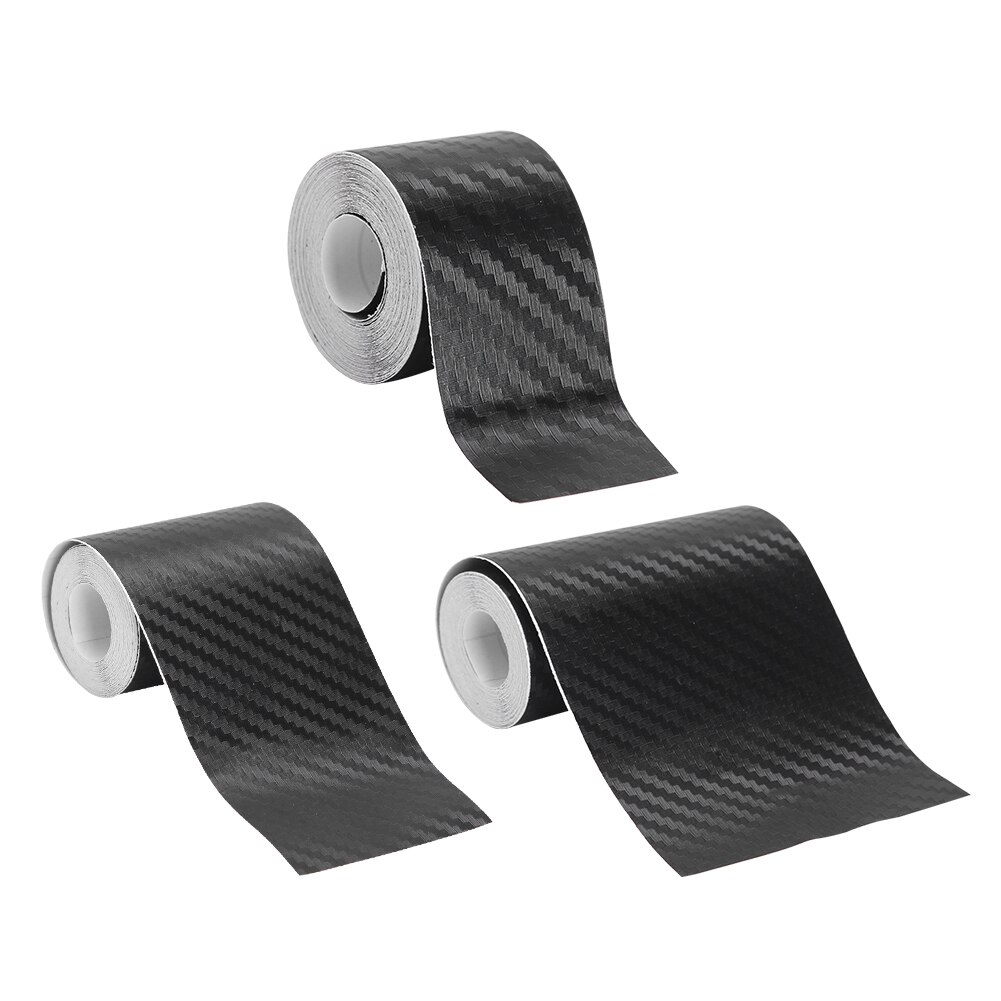 Nano kulfiber bil klistermærke beskytter strip auto dørkarm sidespejl anti ridse tape vandtæt diy pasta beskyttelse film