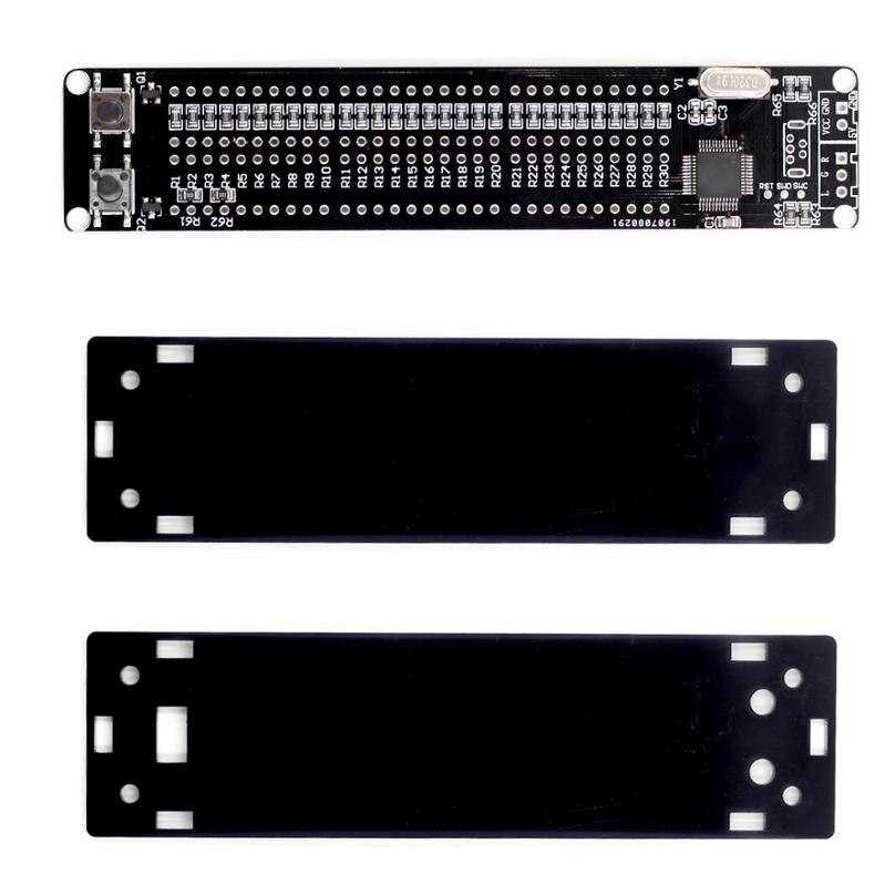 Vhm -902 mini dual 30- niveau indicator vu-meter stereo versterkerprint met agc-modus doe-het-zelfkit
