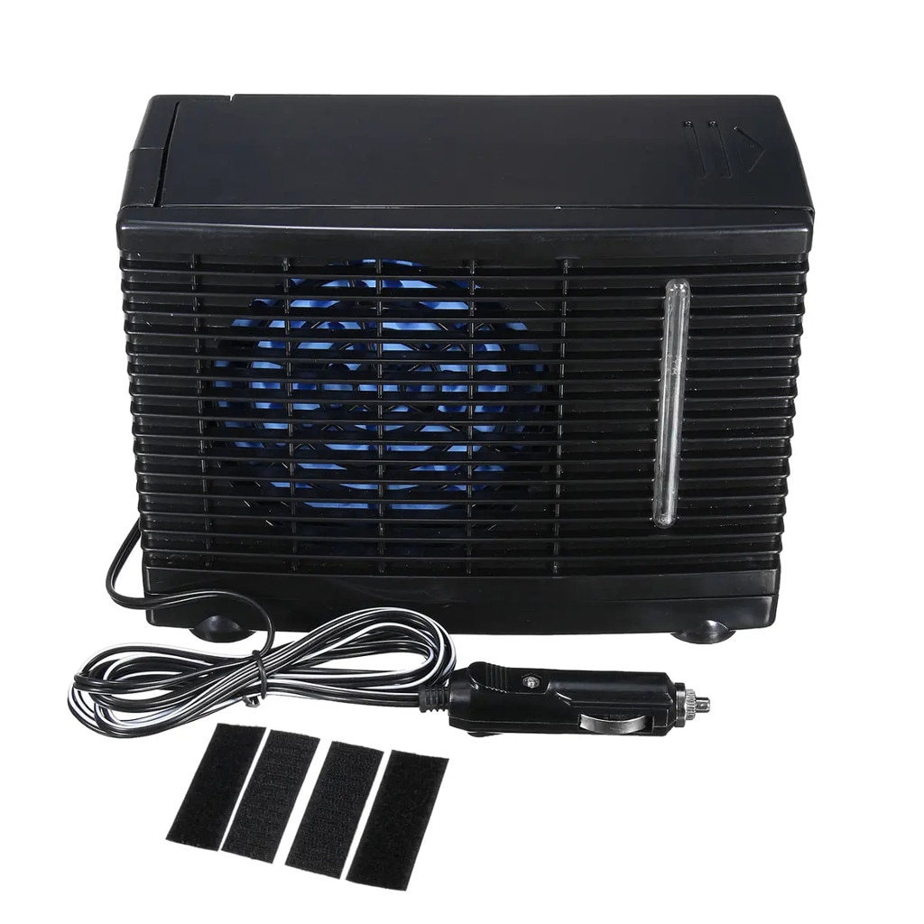 12V 35W Portable Home Air Conditioner Fan Evaporative Water Ice Cooler Cooling Fan Car Truck Home Air Cooler for Home Office
