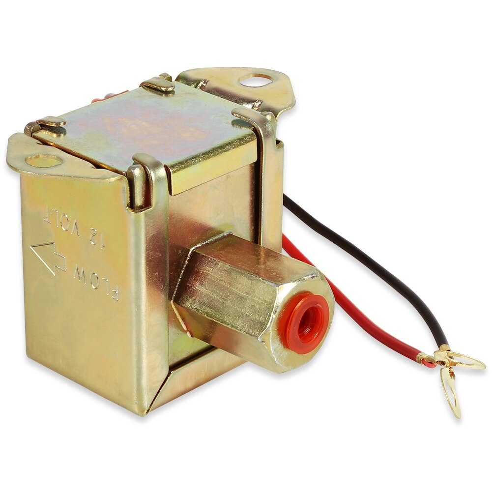 Universele 12v elektrische brandstofpomp inline filter diesel benzinemotor pomp facet koper