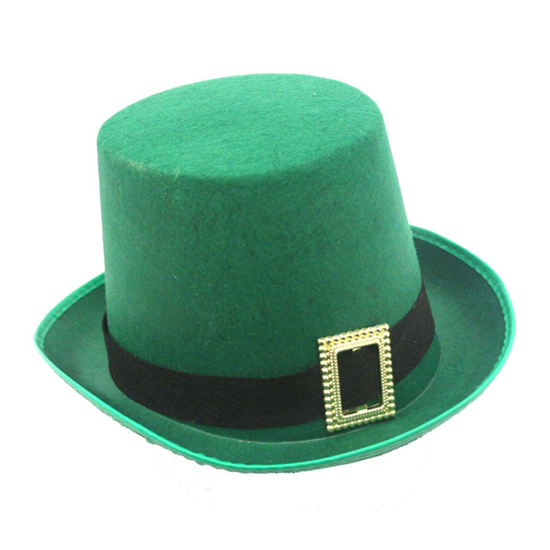 Top Hat Costume Hat Party Hat Irish Green Hat for St.Patrick's Day: Black