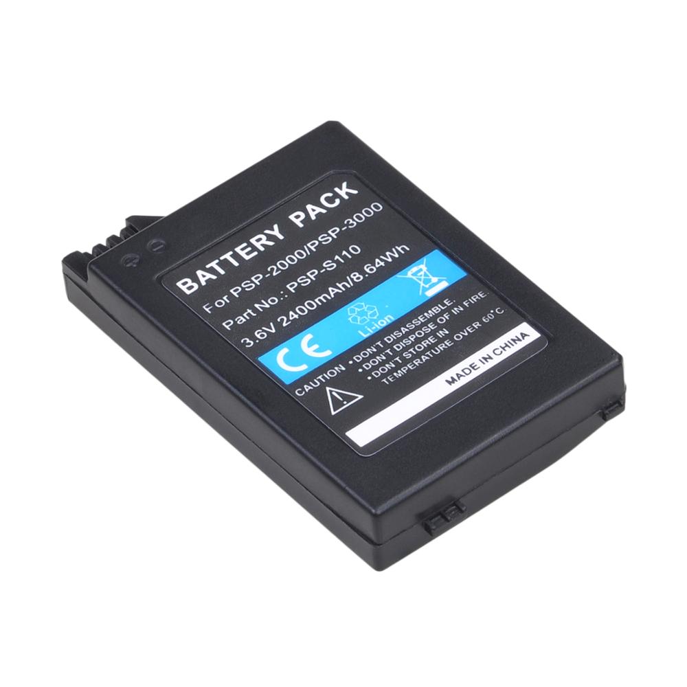 1PCS 3.6V 2400mAh PSP S110 Battery for Sony PSP2000 PSP3000 Gamepad PlayStation Portable Controller