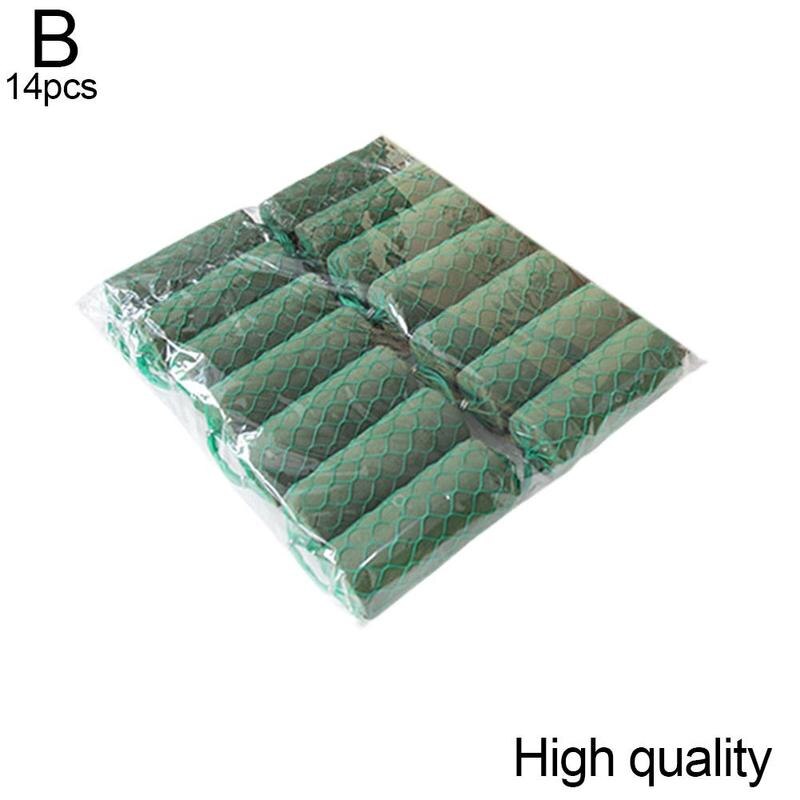 14Pcs Bruiloft Guirlande Oasis Bloemen Boog Foam Blokken Fresh Cut Schuimen Base Tuin Bloemist Diy Bloemstuk Schuimen Modder base: 2