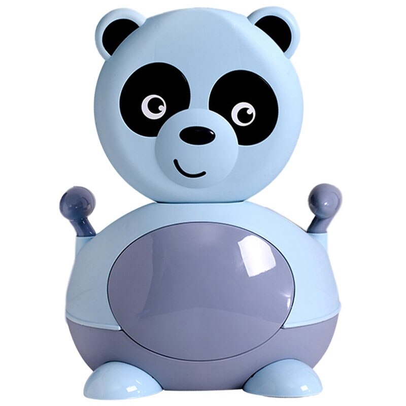 Cute Panda Baby Potty Toilet Bowl Training Toilet Seat Kids Bedpan Portable Urinal Soft Backrest Pots Seat Chair