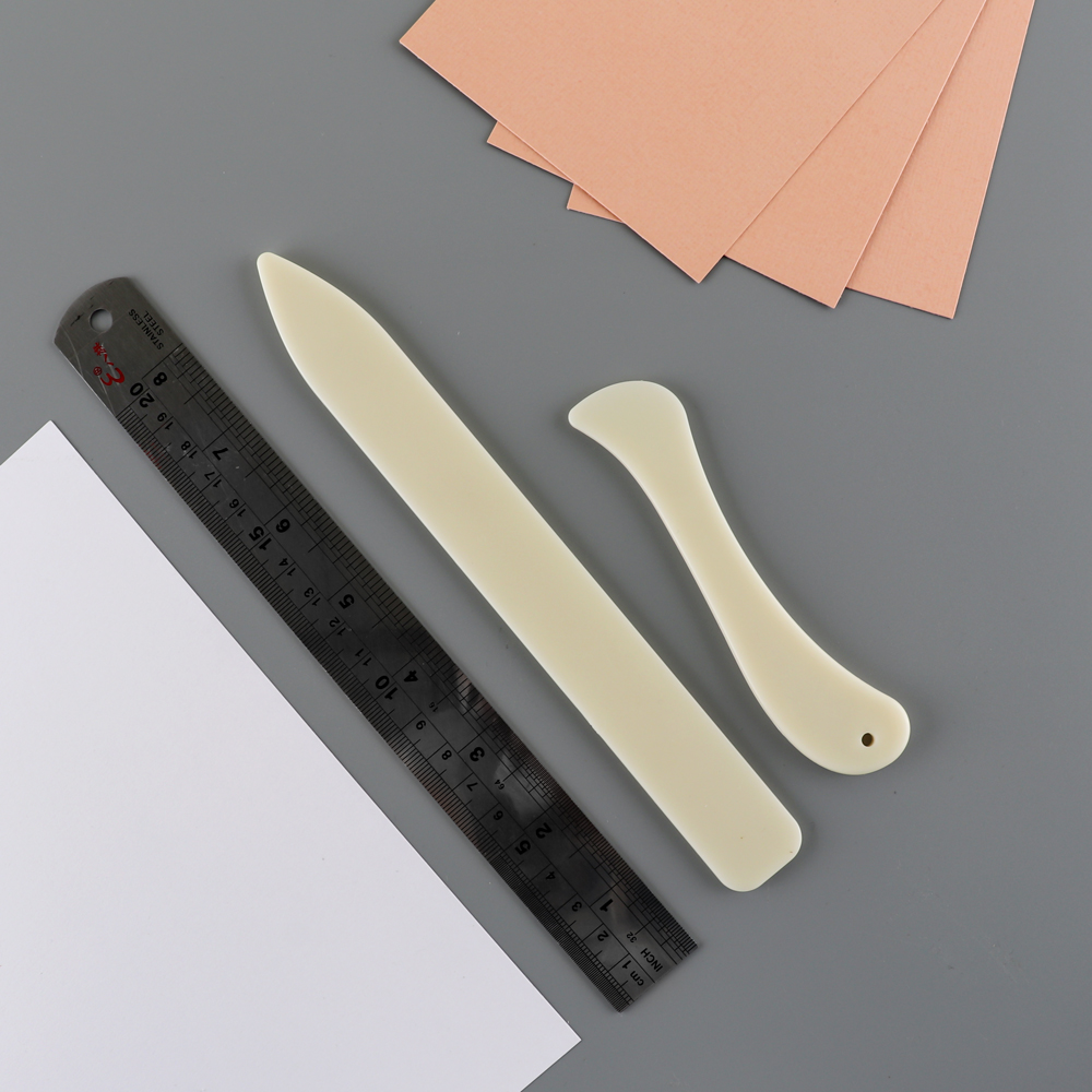 2pcs/set Folder Paper Creaser Tool Bone Folder For Scoring Folding Creasing Paper Handmade Craft Accessories 2022