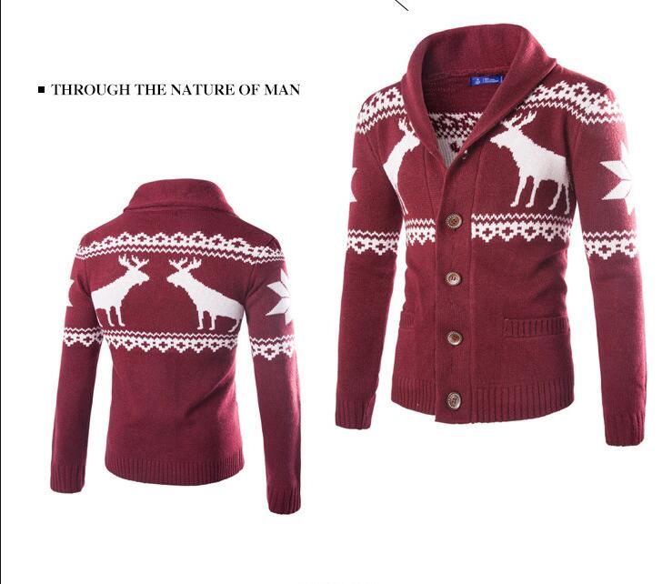 Mannen Herfst Casual Trui Mannen Slim Fit Truien Uitloper Warm Winter Truien