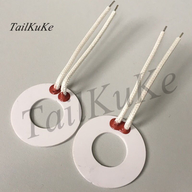 Circular MCH ceramic heater 16*19*1.3mm high temperature plate heater
