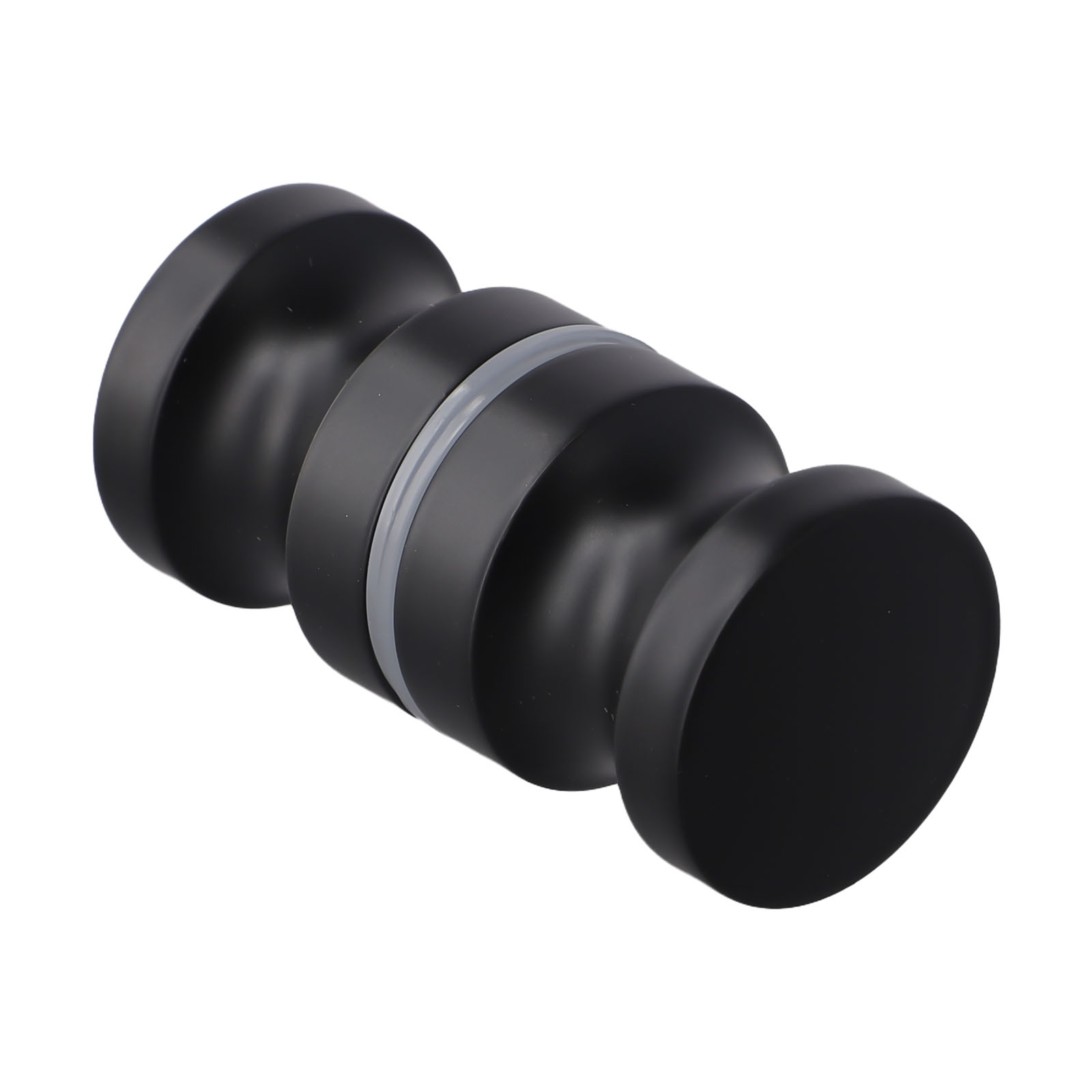 Aluminum Alloy Single Hole Glass Door Handle Back-to-Back Glass Door Knob Puller Bathroom Shower Handle Gold Wine Cabinet Handle: Beige