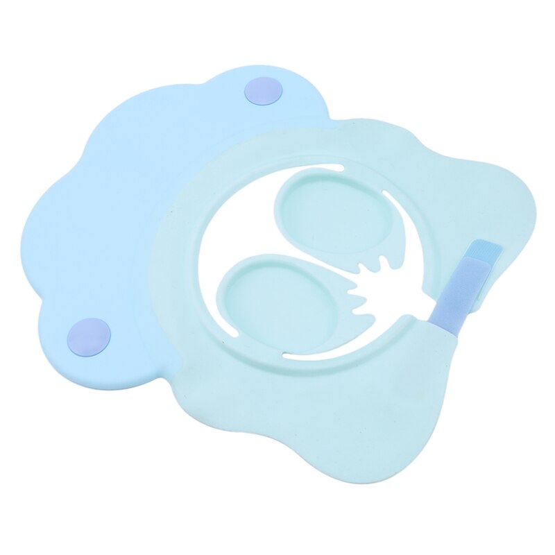 Børnehætte baby shower kasketter shampoo cap vask hår justerbar skjold vandtæt høreværn børn hatte spædbarn
