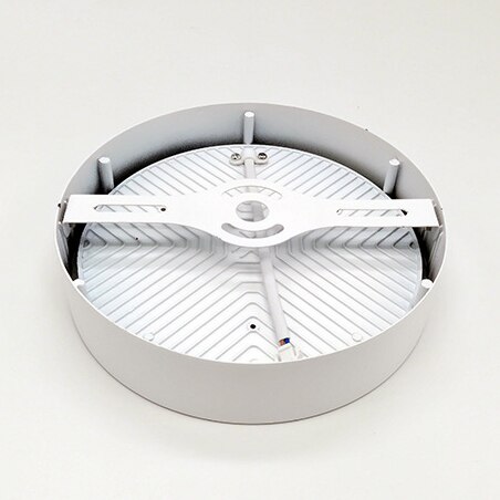 Led downlight indbygget køkken badeværelse lampe 85-265v 16w 24w 36w rund led panel lys varm/kølig hvid