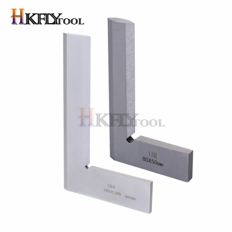 Machinist Square 90 Degree Right Angle Engineer Set Precision Ground Steel Hardened Angle Ruler gauge square ruler Protractor