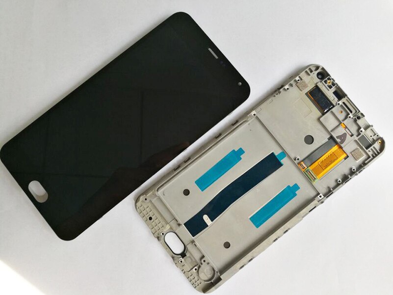AAA LCD+Frame For MEIZU M2 Note Lcd Display Screen Replacement For MEIZU M2 Note Digiziter Assembly