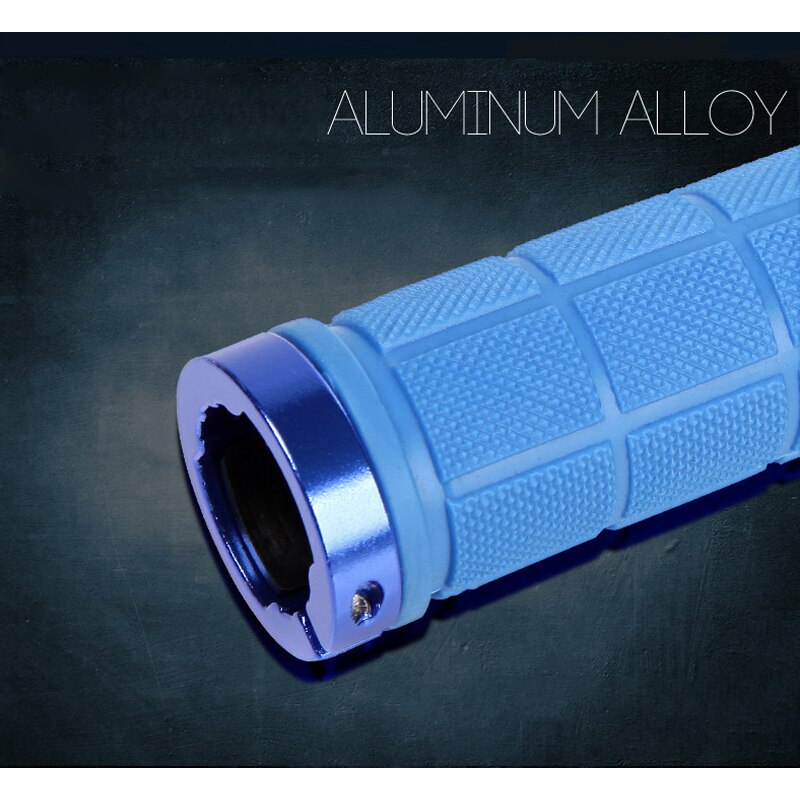 Juego de manillar de bicicleta de montaña, con cinco colores, amarillo, rojo, blanco, negro y azul, accesorios de 13,3X2,2 cm