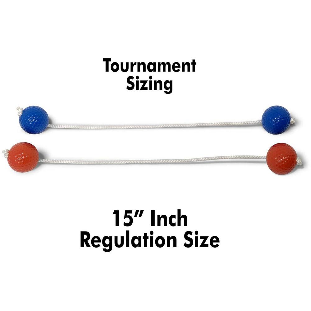 Jeu de balle avec échelle pour adultes et enfants, jeu de Golf à lancer, parfait pour les fêtes et les activités de plein air, 8 pièces