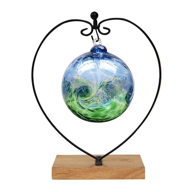 2Pcs Ornament Display Stand Ijzer Opknoping Stand Houder Voor Opknoping Glazen Globe Air Plant Terrarium Kerst Ornament