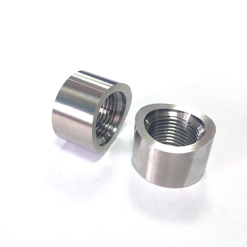 2pcs Notched 02 Oxygen Sensor Weld Bung Nut M18x1.5 Wideband