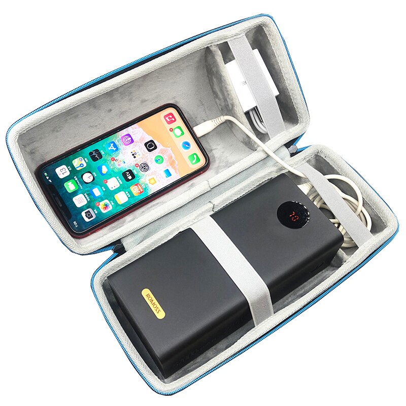 Hard Eva Travel Case Voor Romoss PEA57 PEA60 Power Bank Bescherming Case Voor Romoss PEA57 57000Mah/PEA60 power Bank 60000Mah