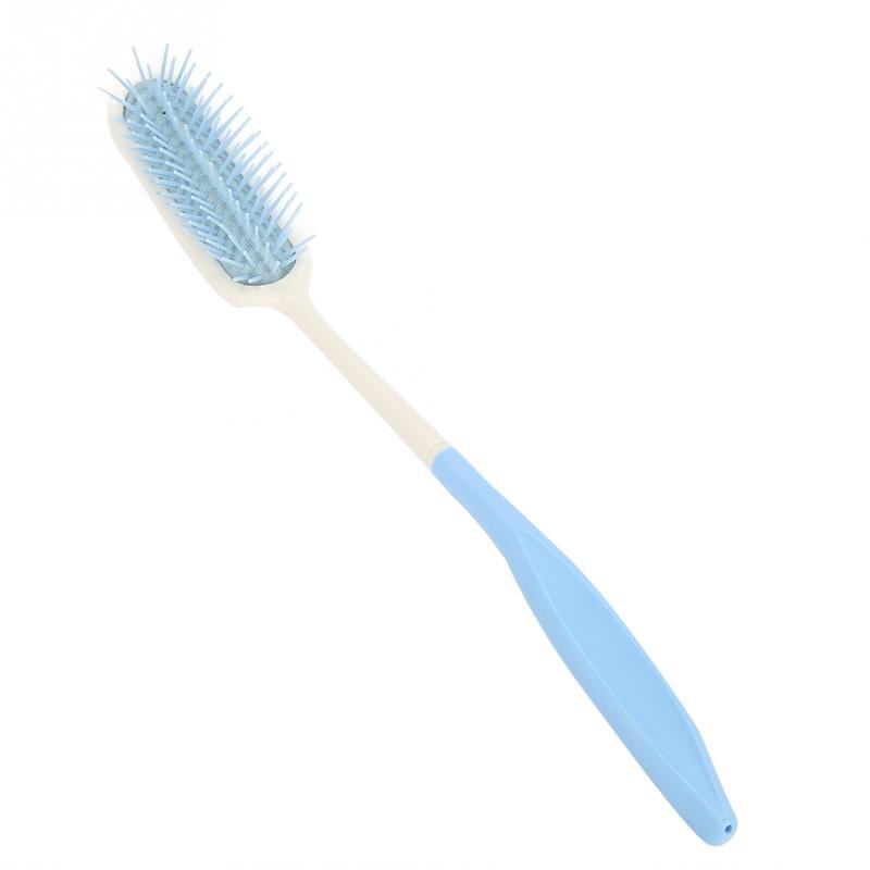 Long Handle Comb and Long Handle Hair Brush Anti-slip Ergonomic Long Comb Reach for Elderly Arthritis Hand-disabled: Hair Brush