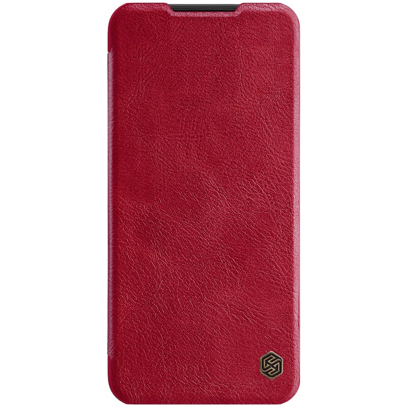 Nillkin voor xiaomi redmi note 8t 8 7 pro hoesje qin flip leather case portemonnee kaarthouder beschermhoes voor redmi note 8t 8 7 pro: Voor redmi note 8 pro / Rood