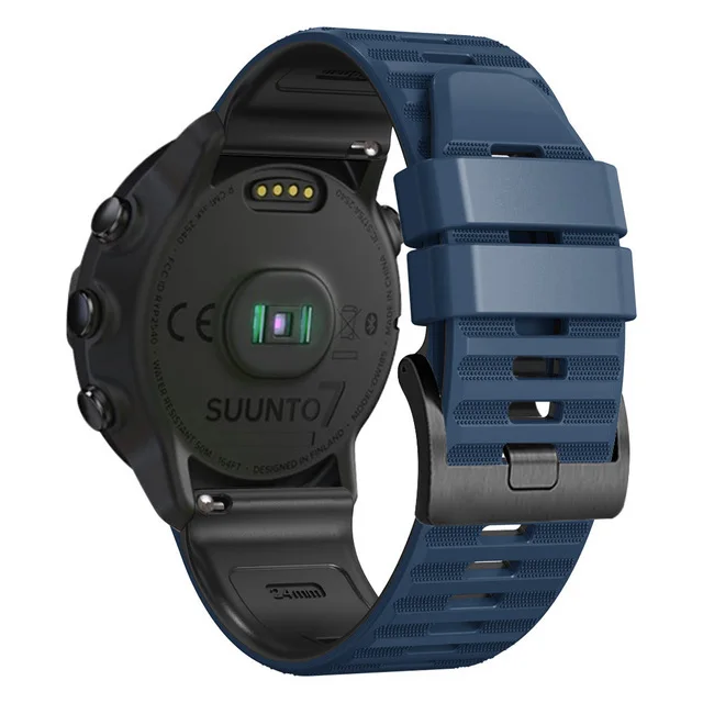 Älykellon ranneke ticwatch pro 5: lle, korvaava kellon ranneke, silikoniranneke, joka on yhteensopiva ticwatch pro 5:n kanssa: Savuisen mauve