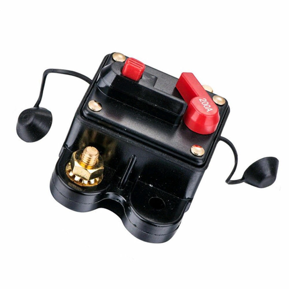 12 V-24 V Dc 50A 60A 80A 100A 150A 200A 250A 300A Home Auto Solar Systeem Waterdicht Circuit breaker Reset Zekering Inverter