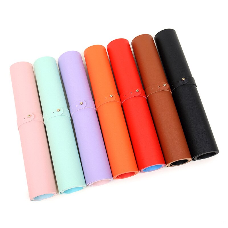 Large Size Office Desk Protector Mat PU Leather Waterproof Mouse Pad Desktop Keyboard Desk Pad Gaming Mousepad PC Accessories