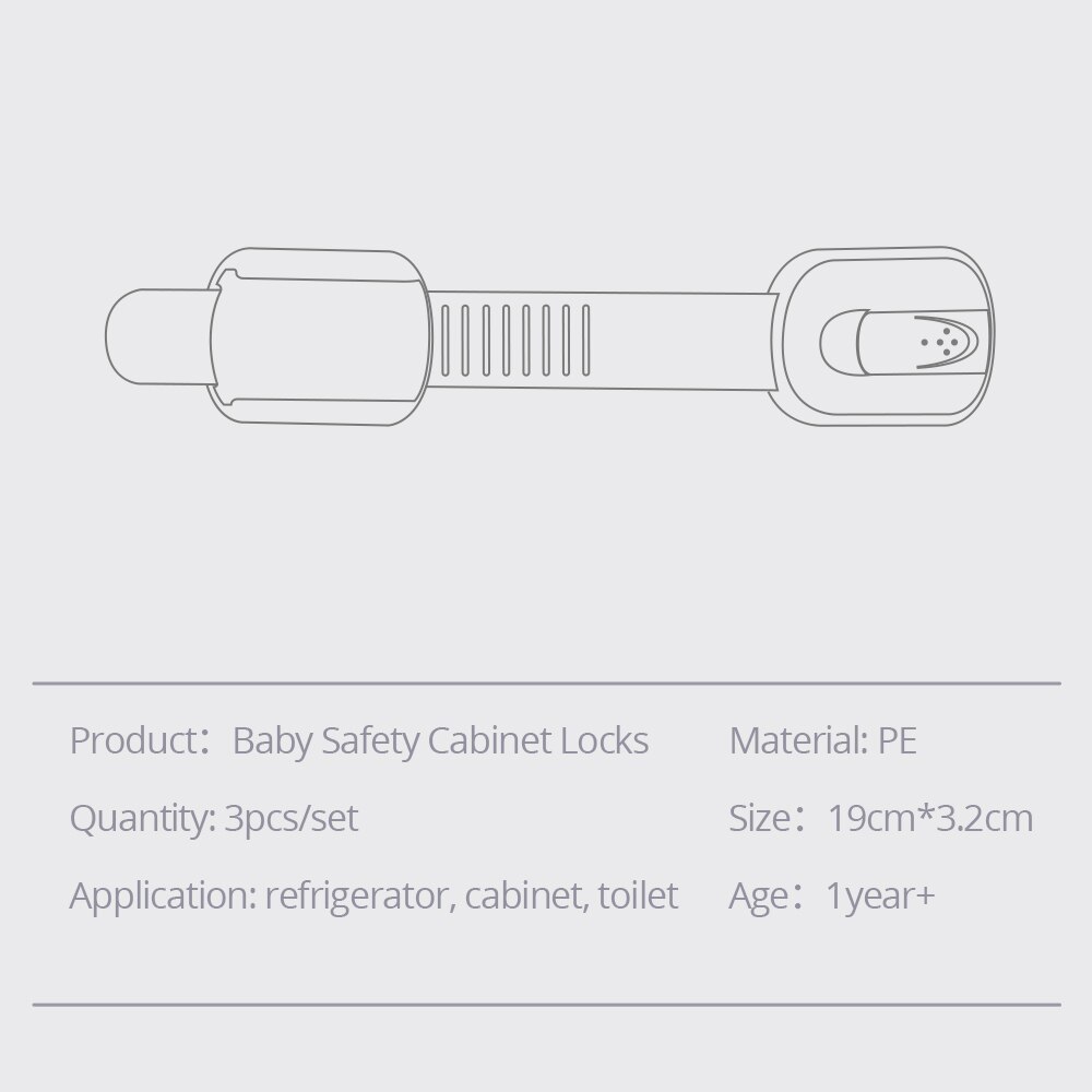 Baby Sicherheit sperren Schublade/Schrank/Tür Schutz Art Schutz sperren, Verhindern Baby Schädlichen artikel, Baby nachweisen sperren