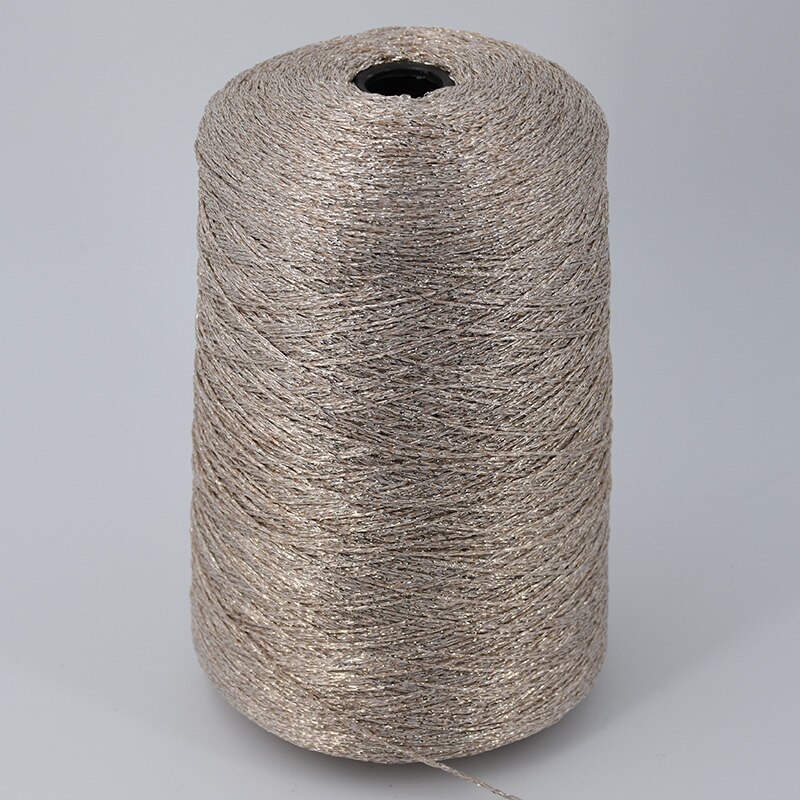 500g hæklet garn til hækling håndstrikketråd metalliseret garn nål gør-det-selv håndlavet tilbehør vævet hattetaske: 07