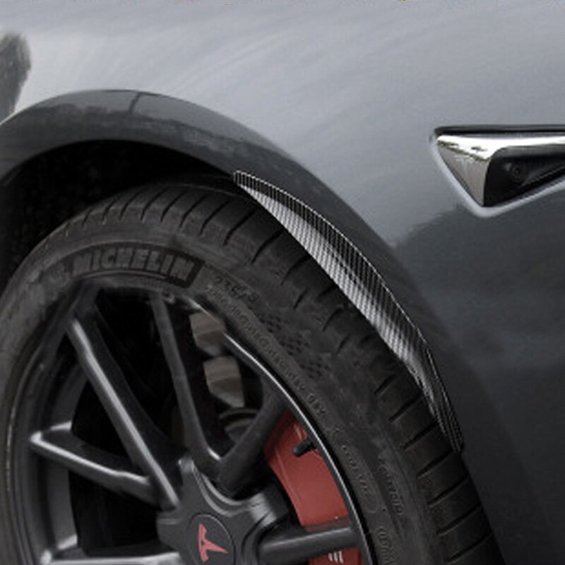 4Pcs/Set Mud Flaps Flexible Car Off-road Fender Flare Wheel Arch Protector For Tesla Model 3 Accessories