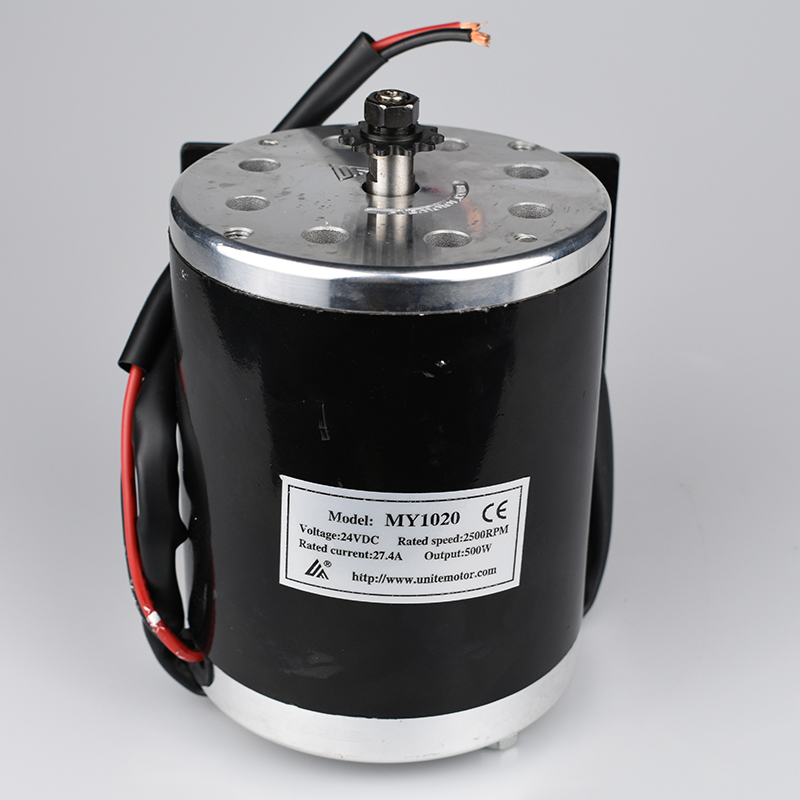 500w 36 vdc elektrisk scooter motor 2500 rpm dc børstet hastighet motor 1.9n. m  my1020 elektrisk sykkel tricycle motorsykkelmotor deler