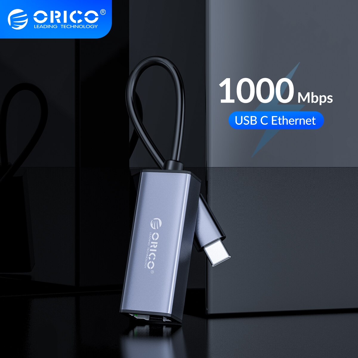 Orico Lan Netwerkkaart USB3.0 Ethernet Passen Type C Naar RJ45 Gigabit Externe Netwerkkaart Voor Mac Windows 10 Pc xiaomi