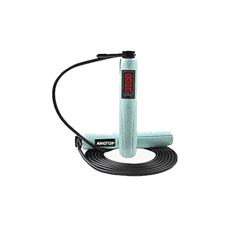 Elektronische Zählung Springseil Digital Clever kabellos/Seil Überspringen Seil Einstellbare Länge Schnelle Geschwindigkeit Springseil mit Ball: Blau