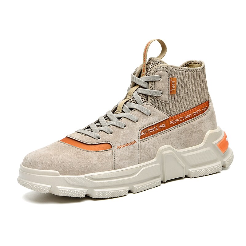 Sneakers Men Trend Leather Sport Running Shoes for Men Outdoor Breathable Men Shoes Male Trainers Hombre Zapatillas