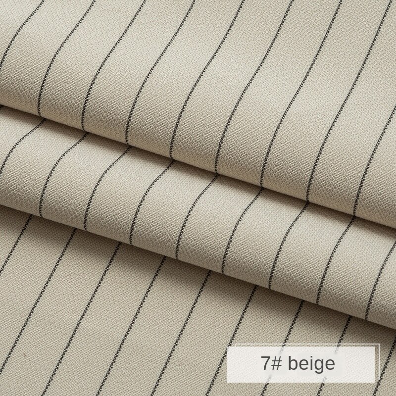 Bredde 59 " henge ned rynkebestandig nålestripet stoff polyester spandex materiale buksevest nyeste dressstoff: Nr. .7