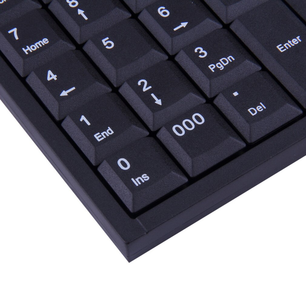 Mini USB Keyboard USB Wired Numeric Keyboard Keypad Adapter 19 Keys for Laptop PC Windows 2000 XP Vista 7 or Millennium Edition