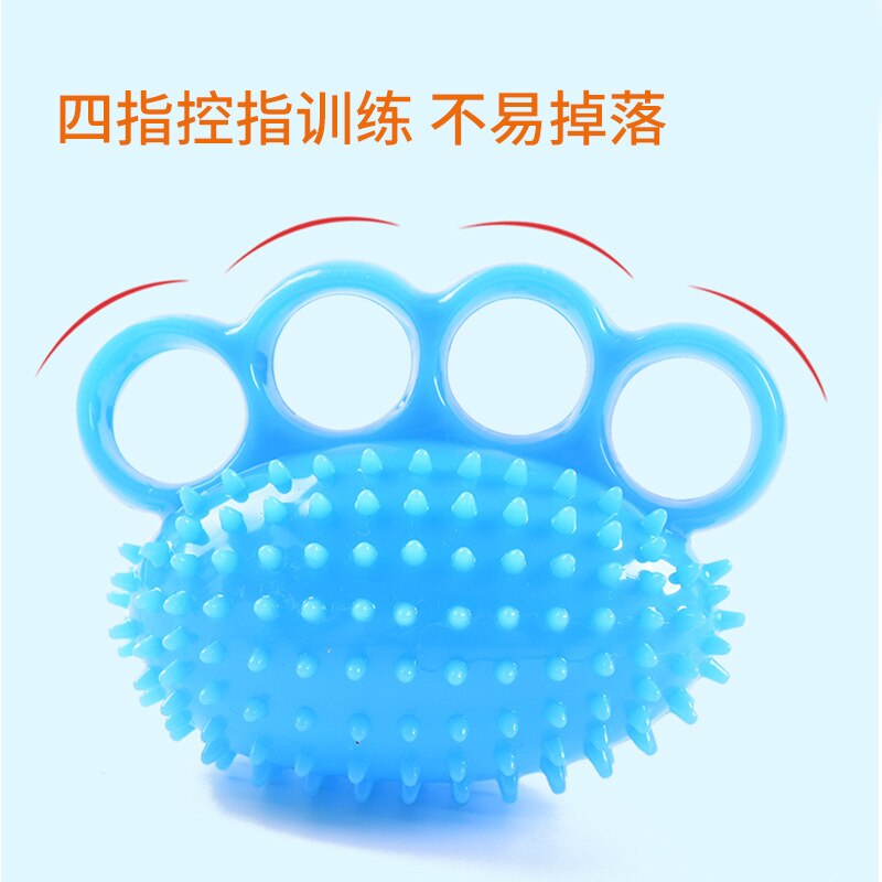 Tpr Vier-Vinger Hand Grip Bal Revalidatie Primaire Training Zachte Vinger Strengthener Massager Bal Workout Van Huis