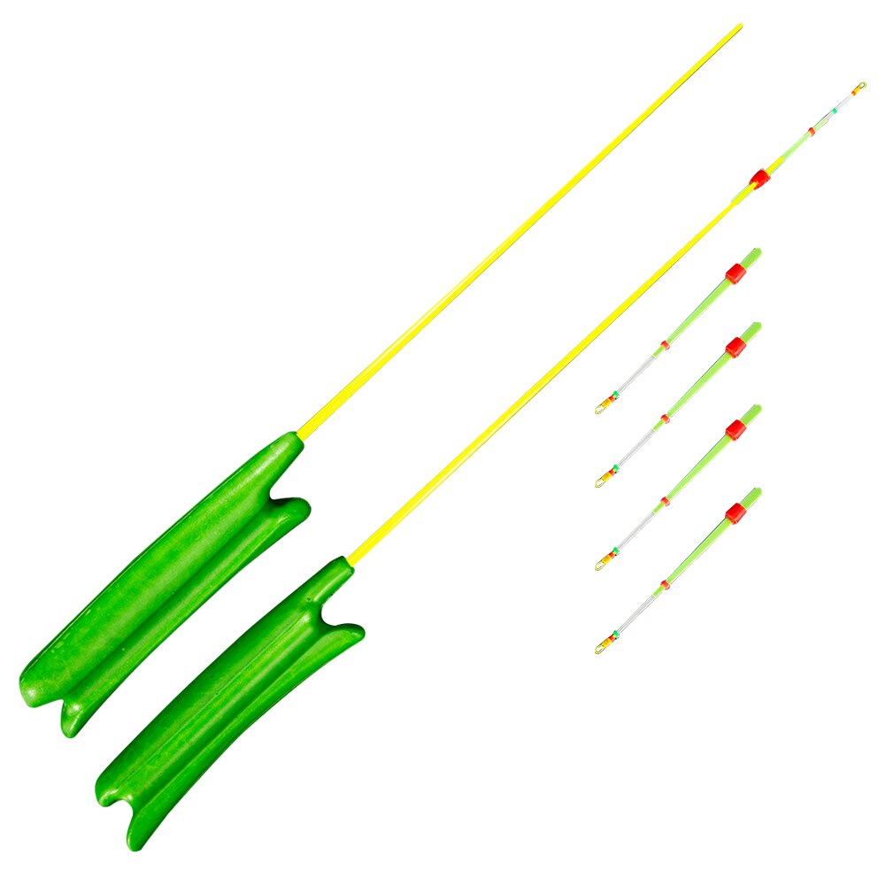 43cm Ice Winter Fishing Rod Fiberglass Effortless Outdoor Mini Fish Rods Mini Anti-Tangle Winter Solid Fishing Pole