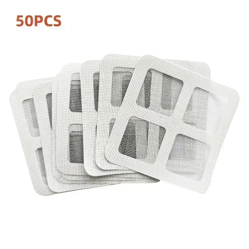 Pegatinas de malla desechables para cubierta de drenaje de ducha, pegatina para drenaje de suelo, cubierta de ducha, tapón colador para fregadero de cocina y baño: Rojo