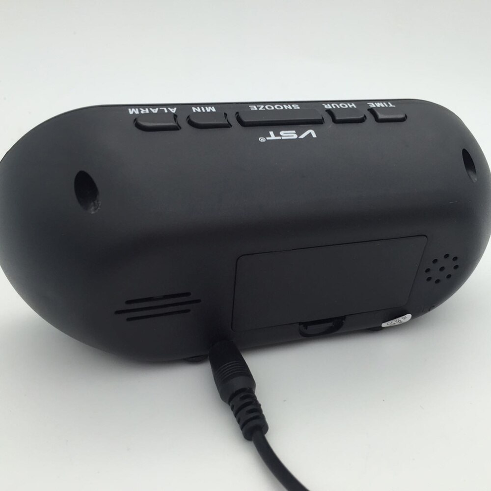 USB LED Alarm Clock Clock Multi-Function Digital Alarm Clock for Home School (Red)