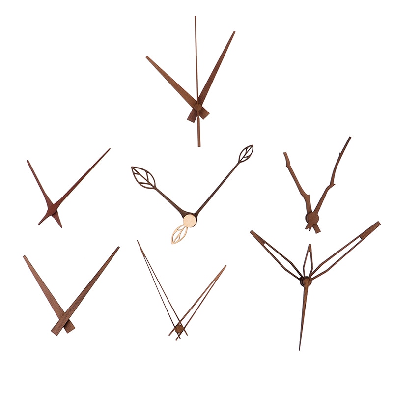 1 set houten wijzers diy wandklok wijzers 10 12 inch klok walnoot houten naald kwartsklok vervangende onderdelen accessoires